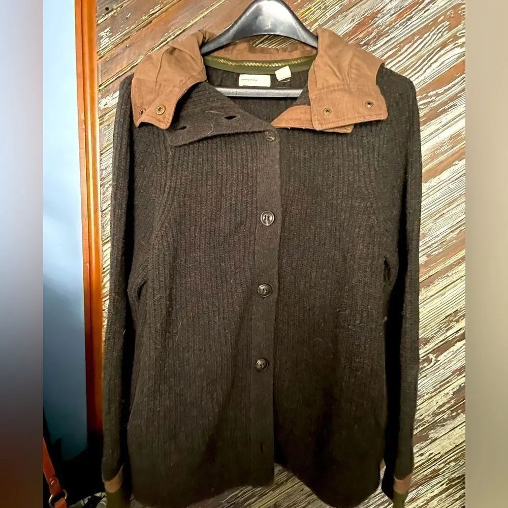 Sleeping on Snow Wood Elf wool button up cardigan